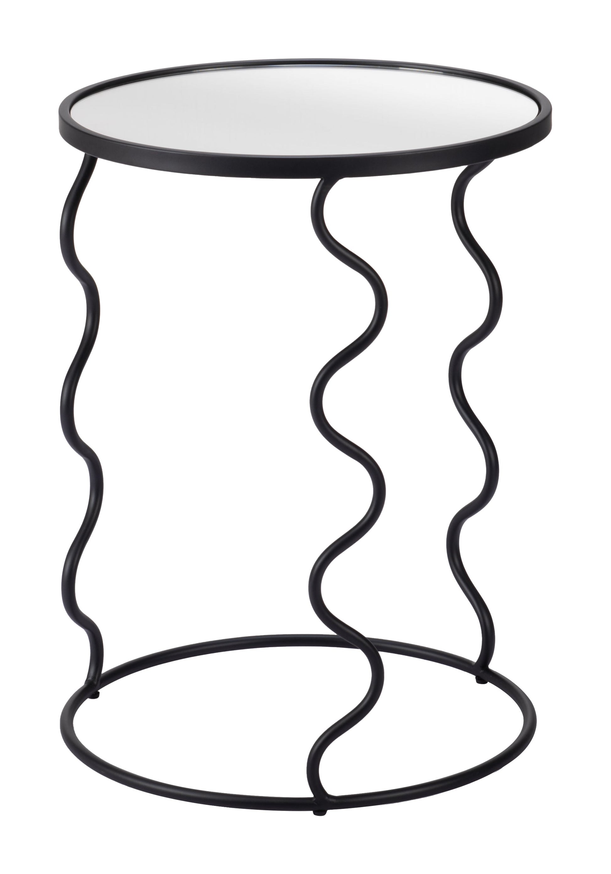 Bastia Black Side Table - Ornate Home