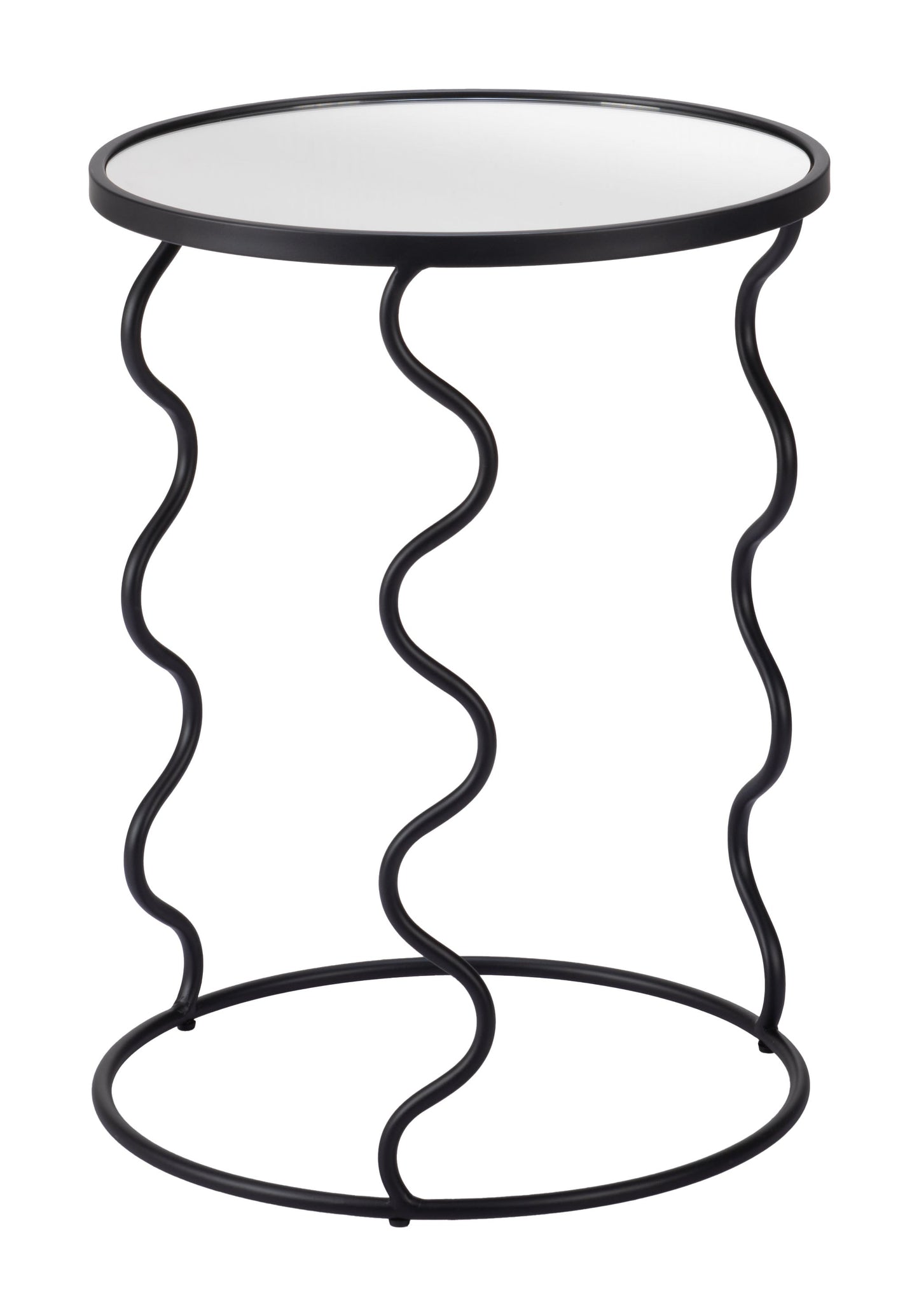 Bastia Black Side Table - Ornate Home