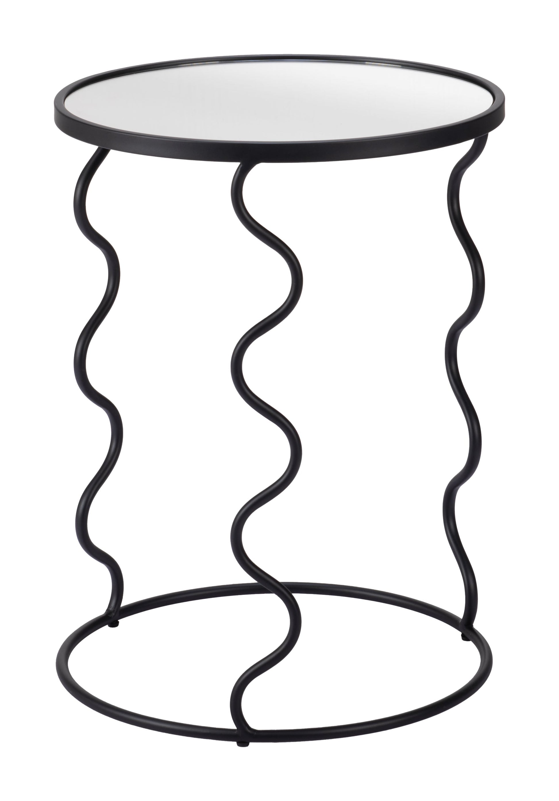 Bastia Black Side Table - Ornate Home