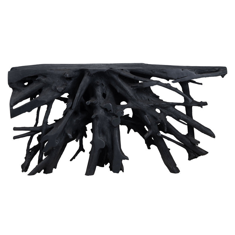 Batu Black Console Table - Ornate Home