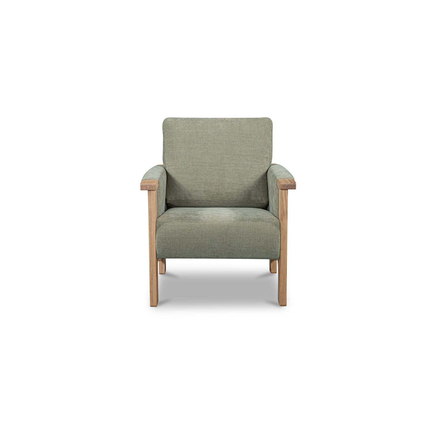 Bauer Sage/Natural Accent Chair - Ornate Home