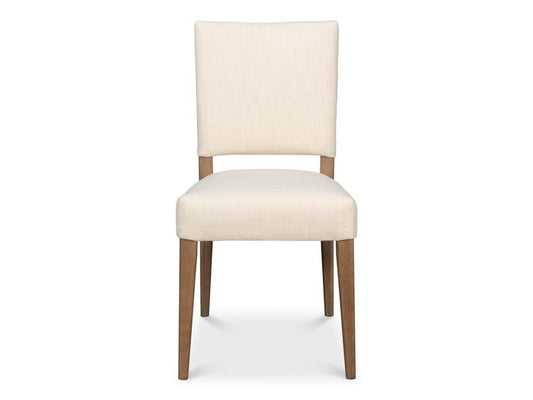 Bauhaus Beige Chair with Brown Leg (Set of 2) - Ornate Home