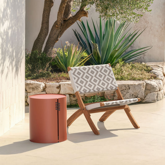 Bayu Brown Outdoor Side Table - Ornate Home