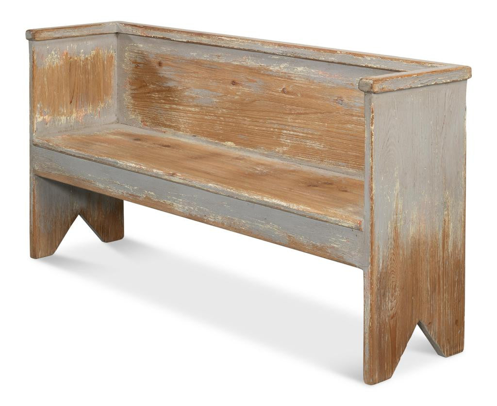 Beach House Grey Bench - Ornate Home