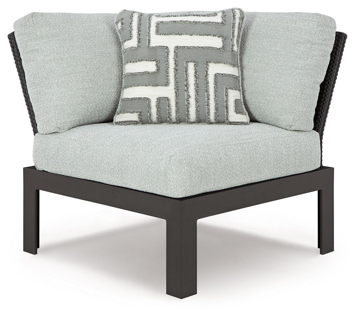Beachloft Black 6-Piece Outdoor Sectional- Viva Furn