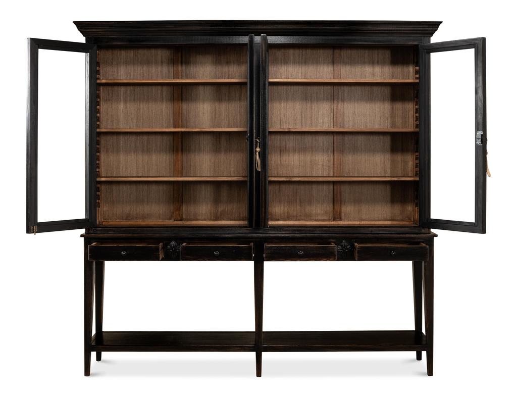 Beacon Hill Ebony Display Case - Ornate Home