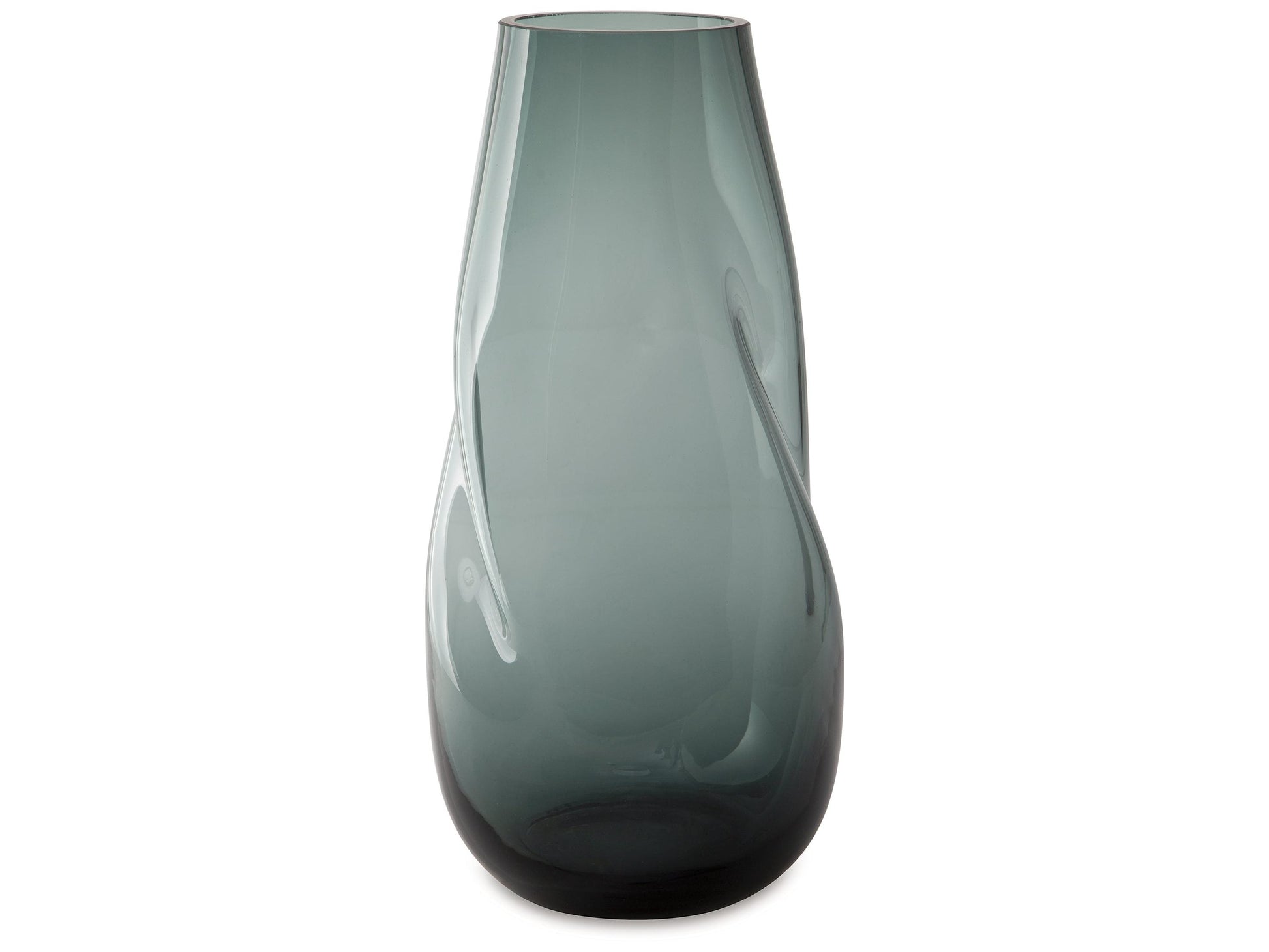 Beamund Teal Blue Vase- Viva Furn