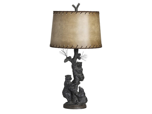 Bear Family Brown Table Lamp (Set of 2) - Ornate Home
