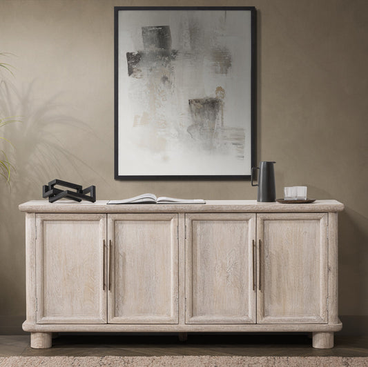 Beau Beige 4 Door Buffet - Ornate Home