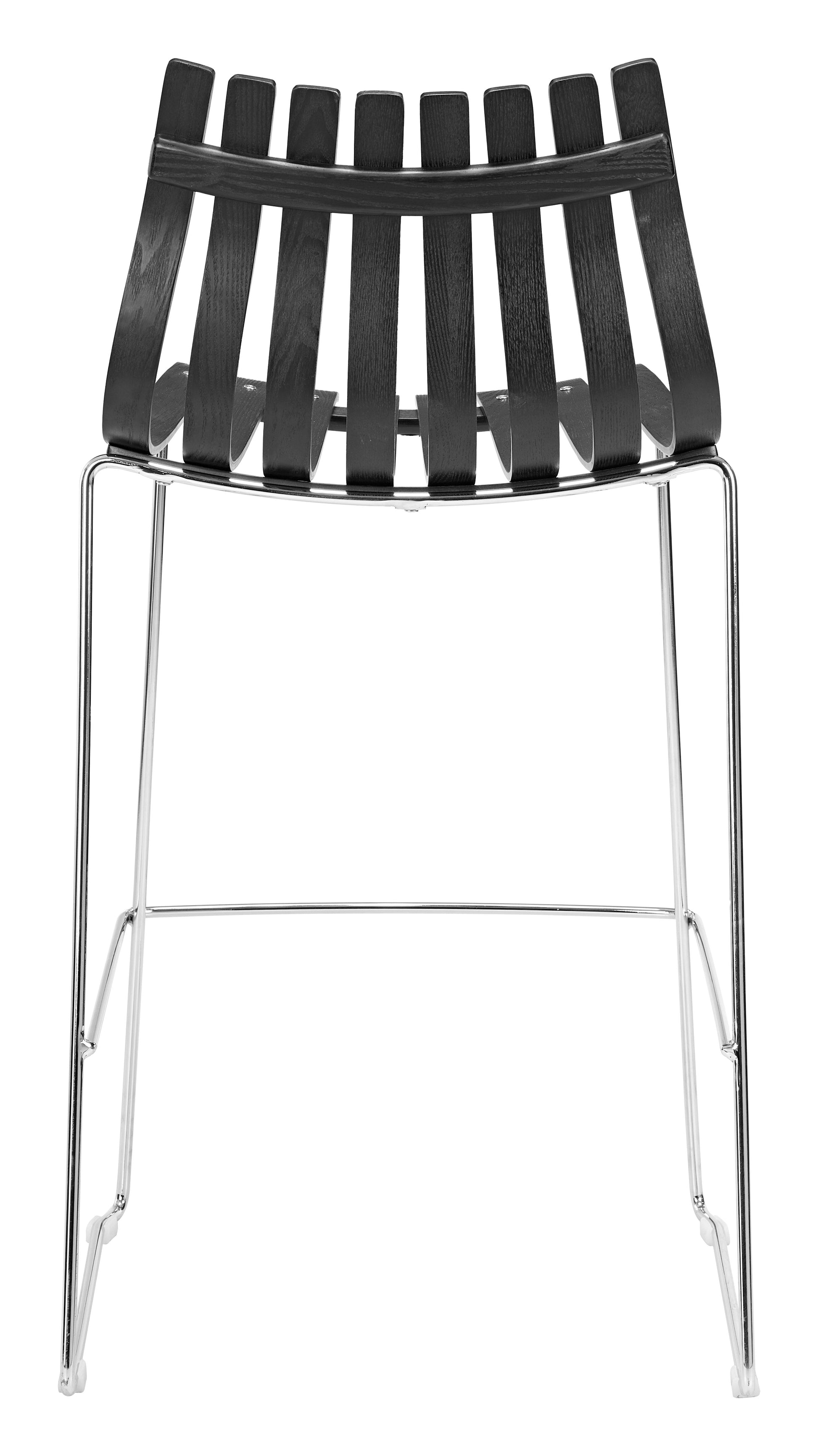 Beaufort Black Barstool (Set of 2) - Ornate Home