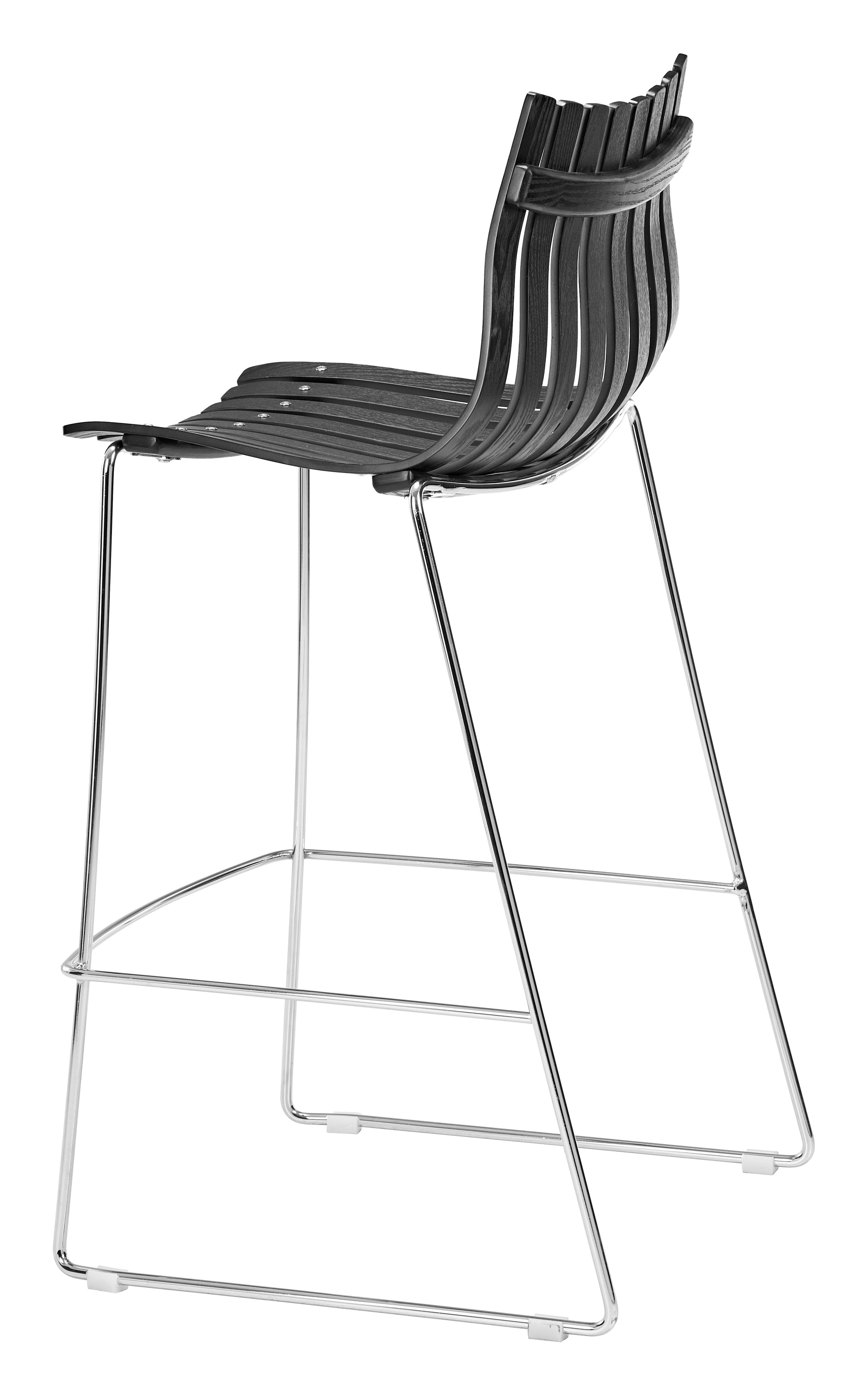 Beaufort Black Barstool (Set of 2) - Ornate Home
