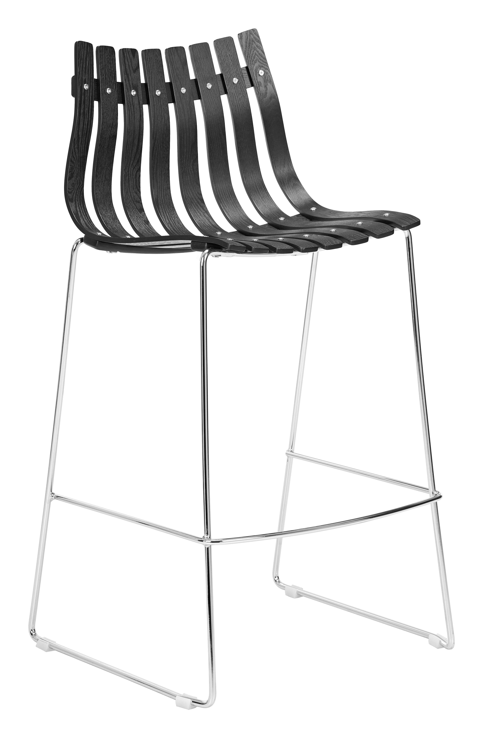 Beaufort Black Barstool (Set of 2) - Ornate Home
