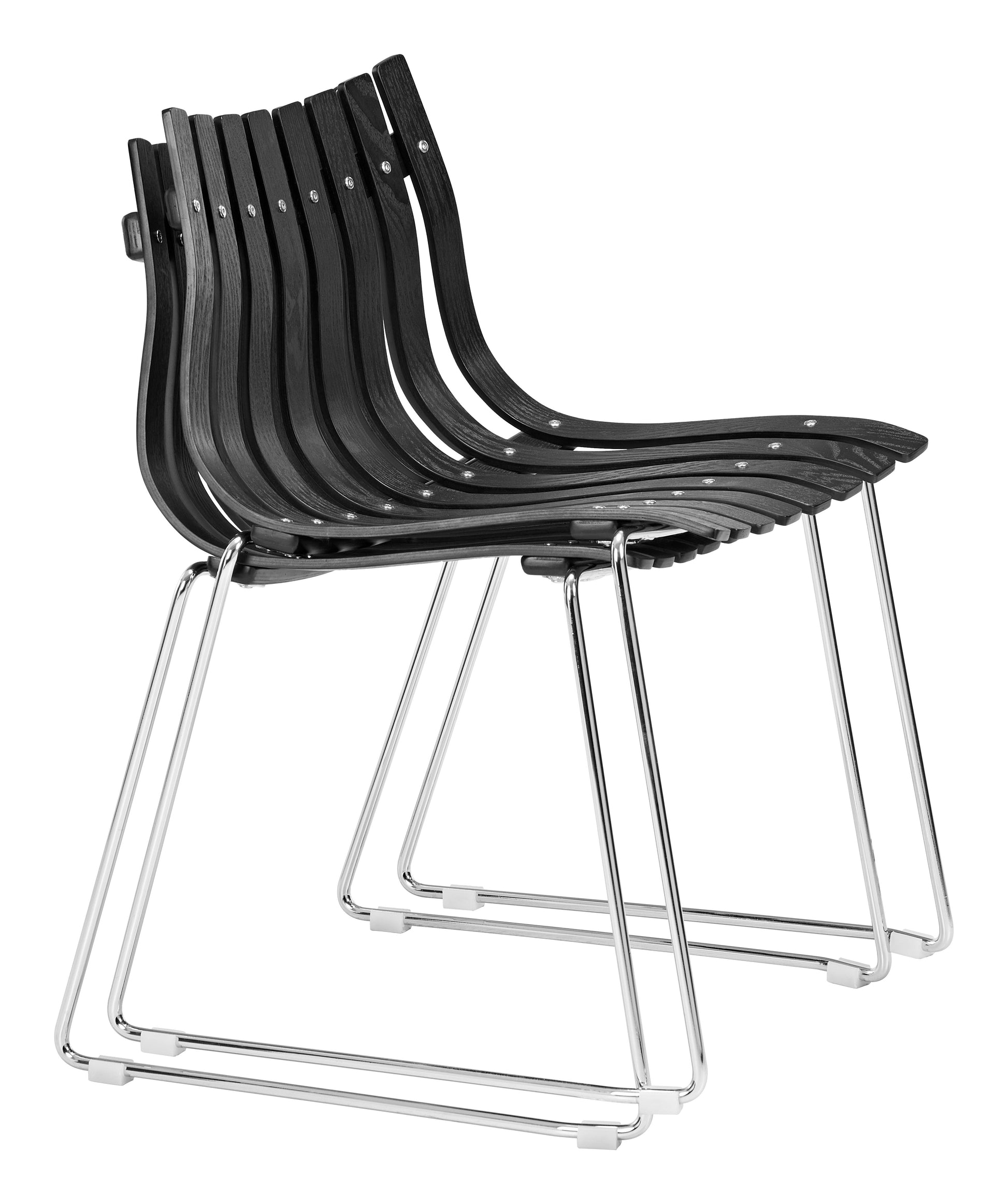 Beaufort Black Dining Chair (Set of 2) - Ornate Home