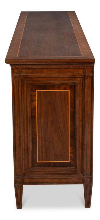 Beaufort Brown Credenza - Ornate Home