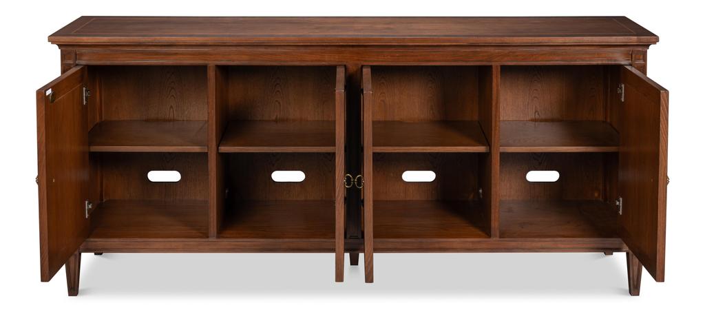 Beaufort Brown Credenza - Ornate Home