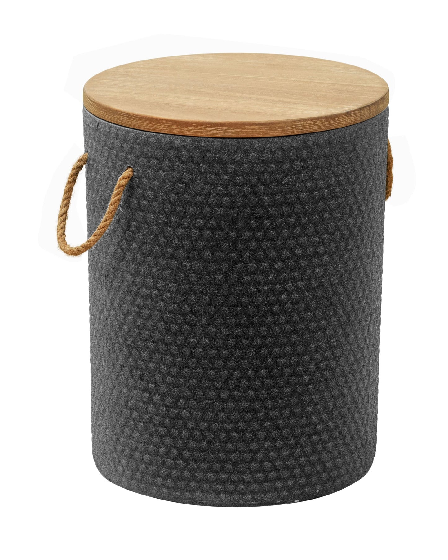Beban Natural & Black Outdoor Side Table - Ornate Home