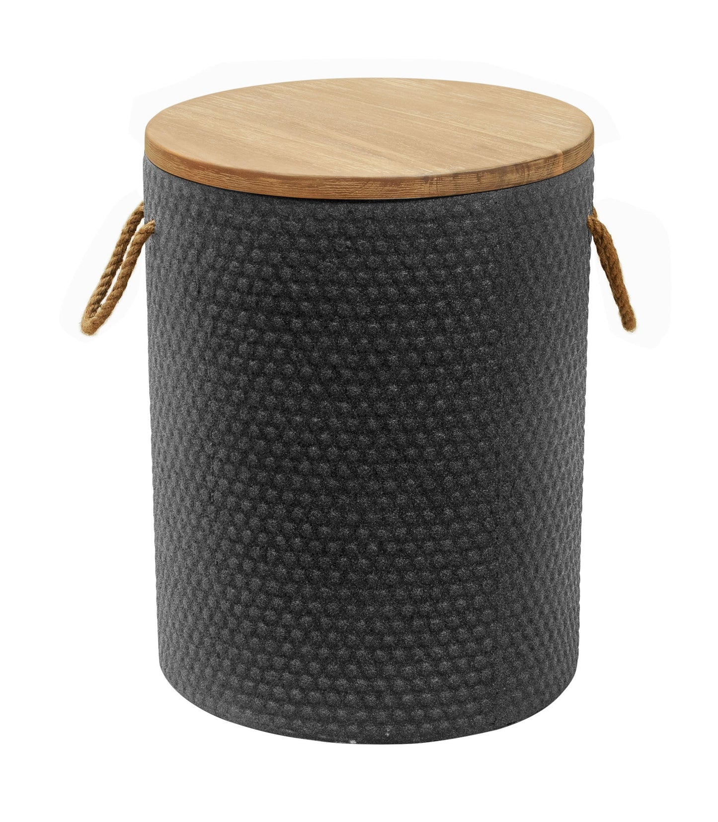Beban Natural & Black Outdoor Side Table - Ornate Home