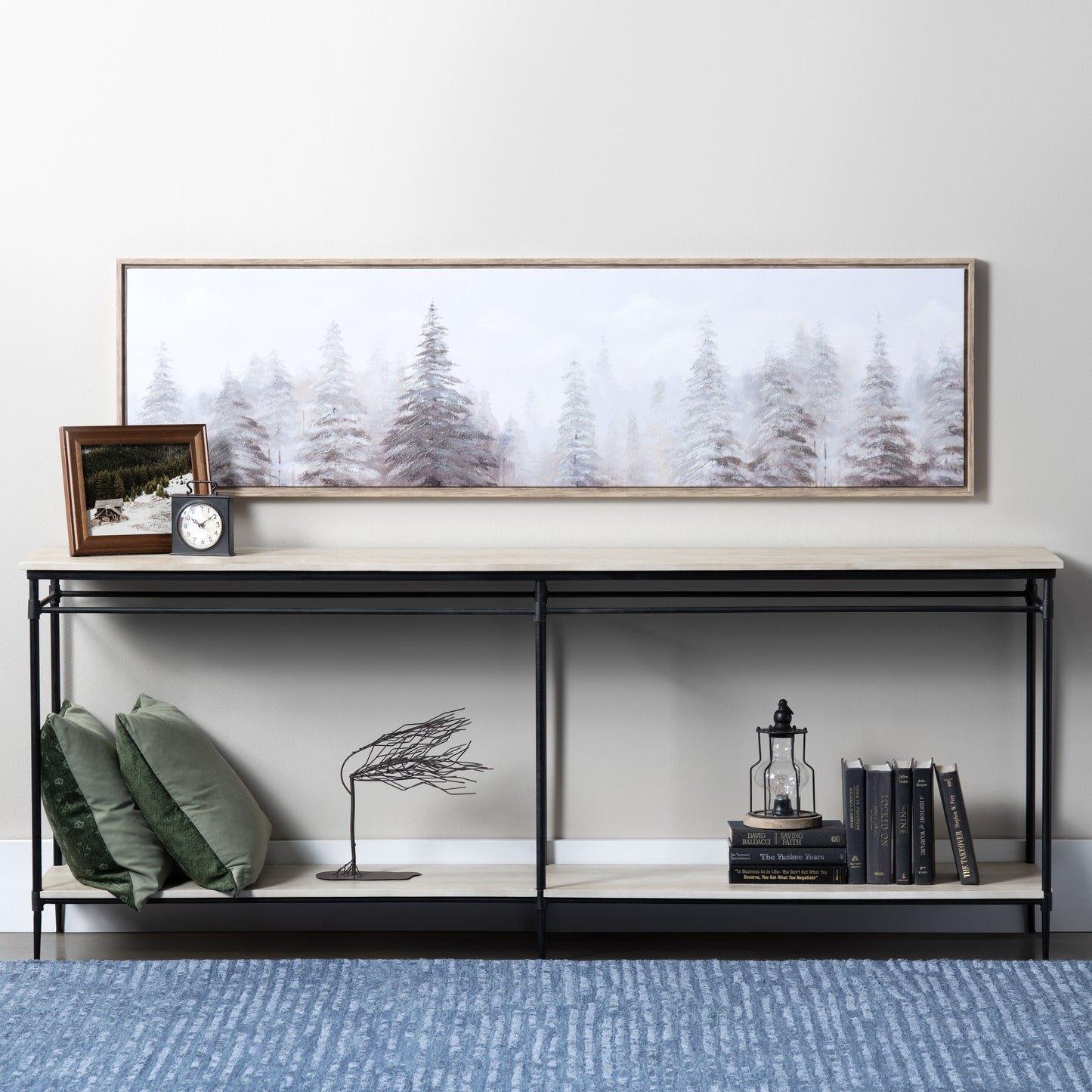 Becker Brown/White Canvas - Ornate Home