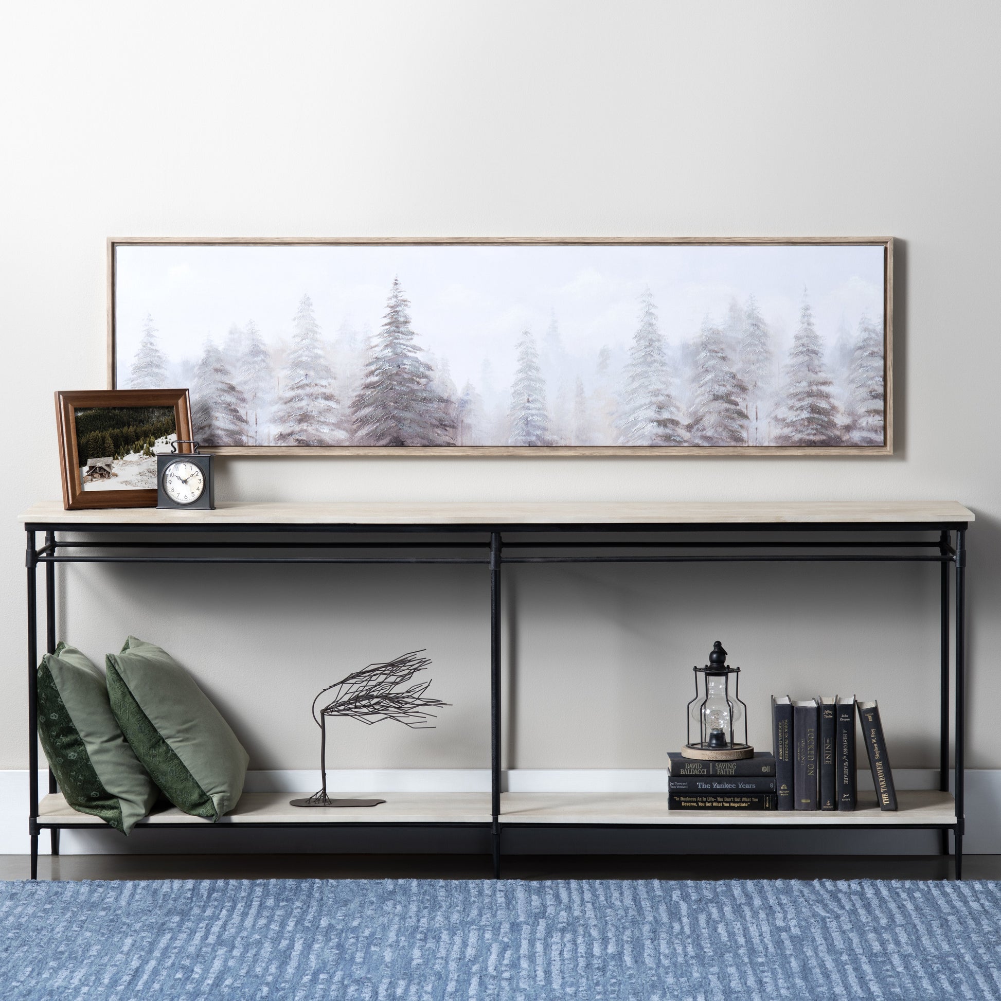 Becker Brown/White Canvas - Ornate Home