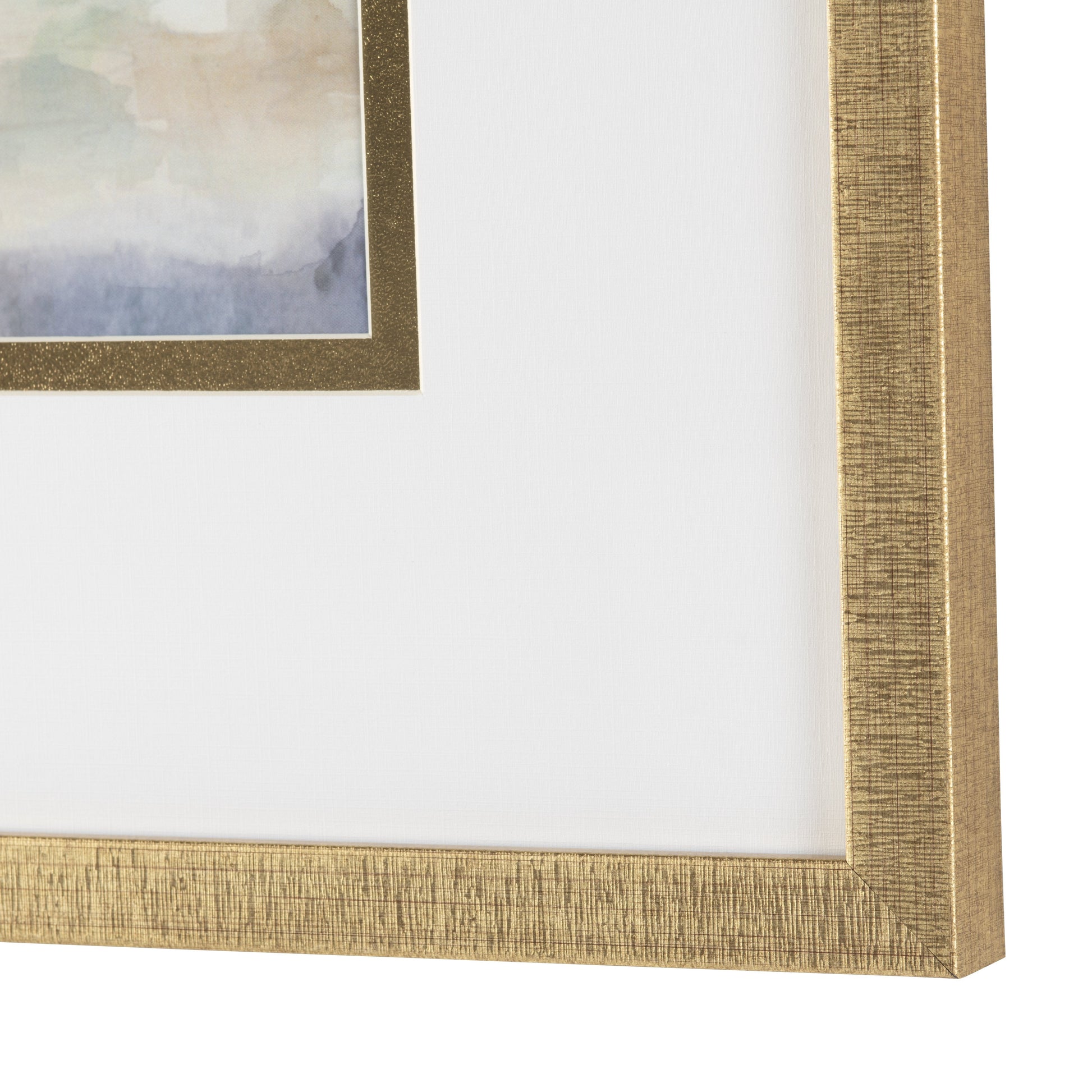 Becket Blue/Gold Print - Ornate Home