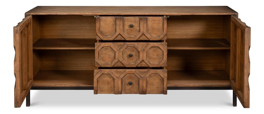 Becket Brown Sideboard - Ornate Home
