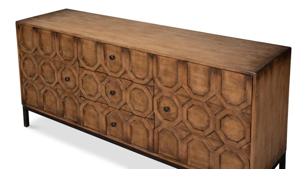 Becket Brown Sideboard - Ornate Home