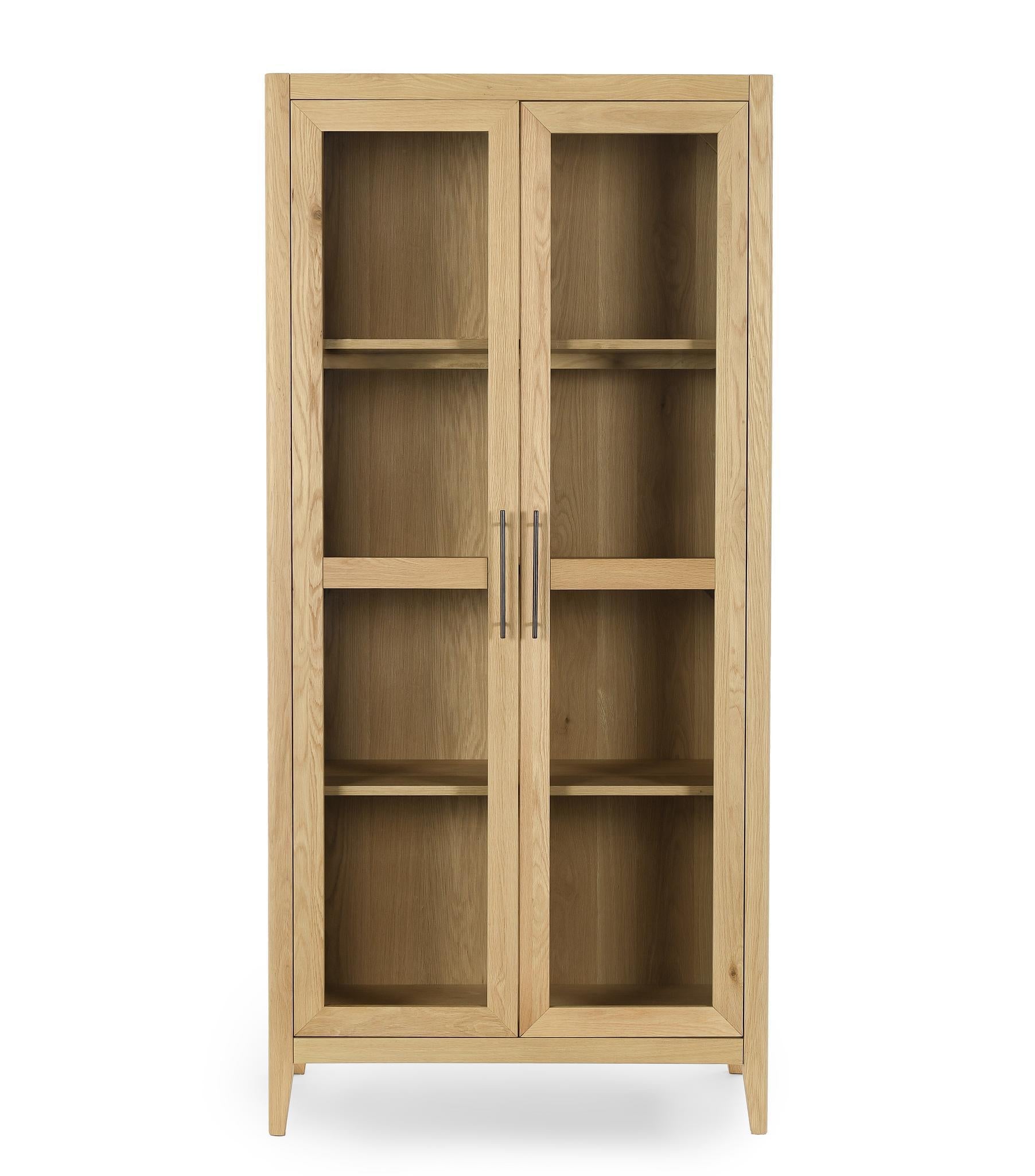 Beechgrove Natural Display Cabinet - Ornate Home