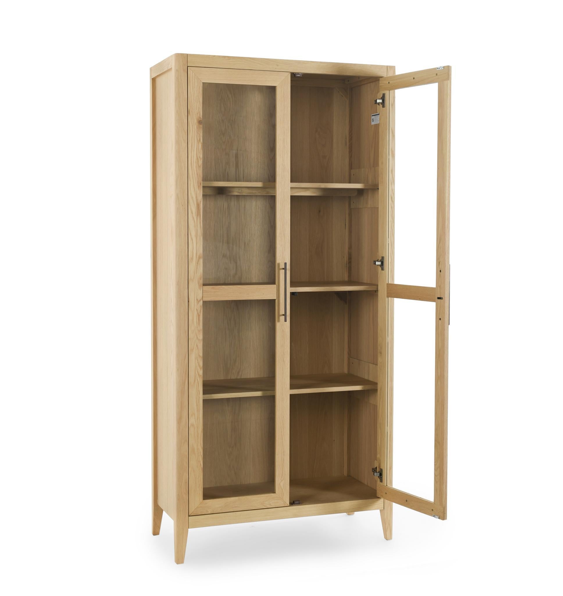 Beechgrove Natural Display Cabinet - Ornate Home