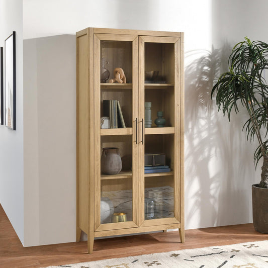 Beechgrove Natural Display Cabinet - Ornate Home