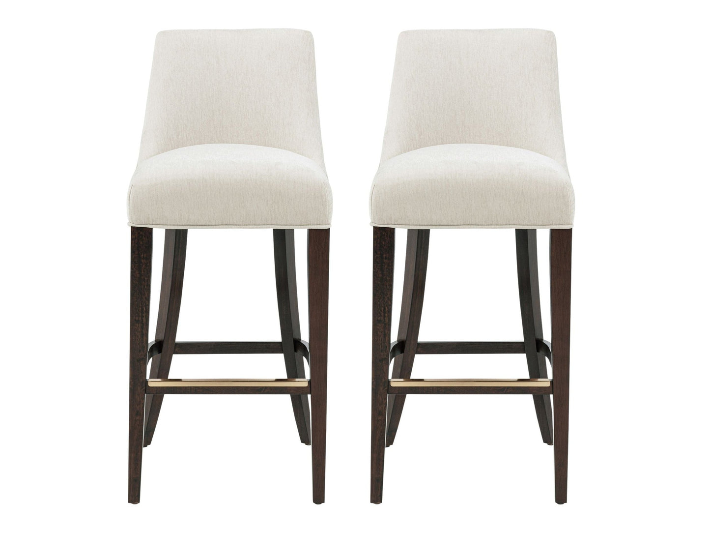 Beever Barstool in Cream (set of 2) - Ornate Home