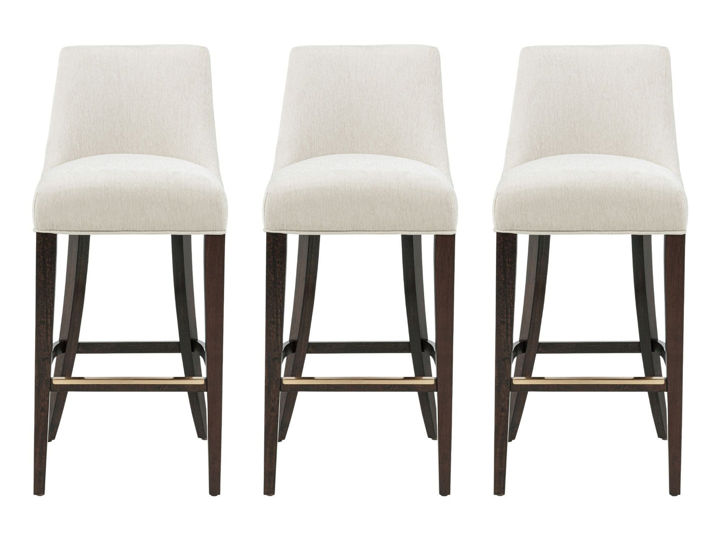 Beever Barstool in Cream (set of 3) - Ornate Home