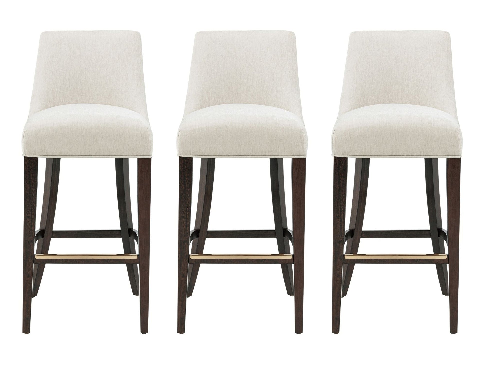 Beever Barstool in Cream (set of 3) - Ornate Home