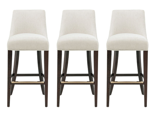 Beever Barstool in Cream (set of 3) - Ornate Home