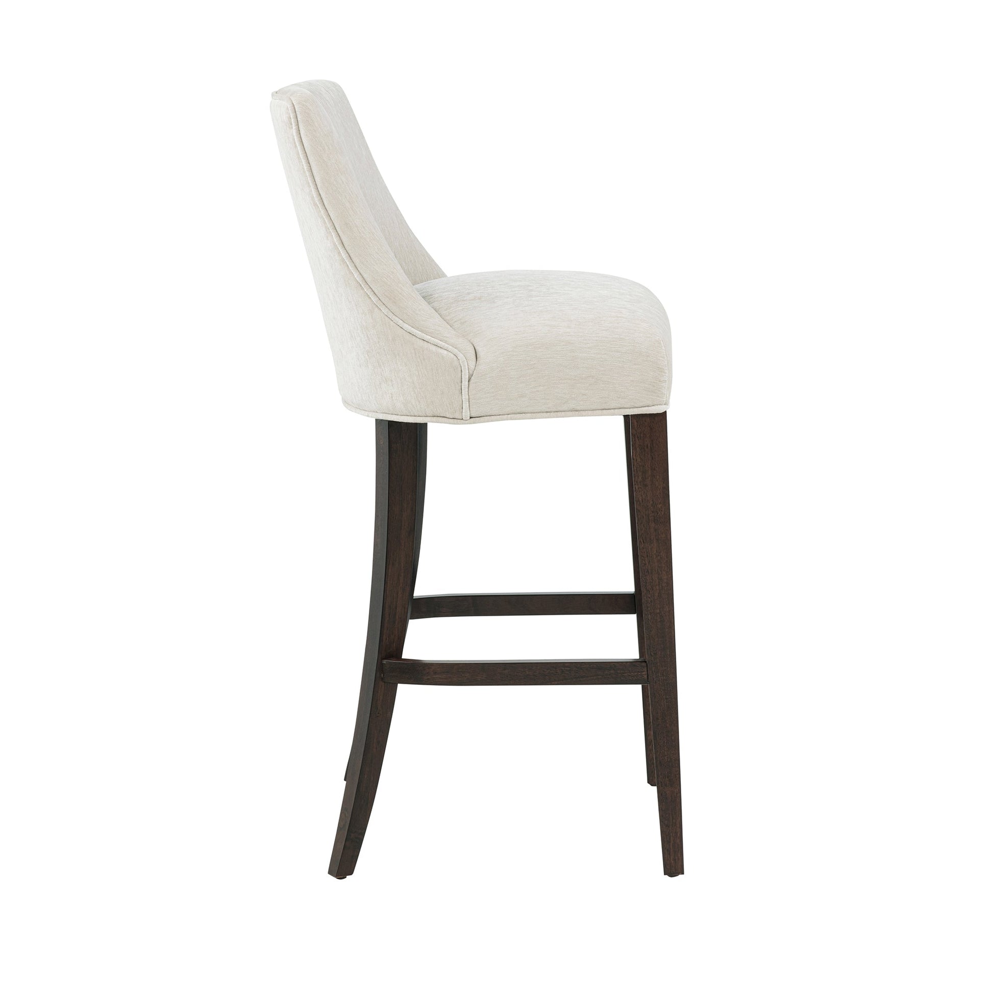 Beever Barstool in Cream (set of 3) - Ornate Home