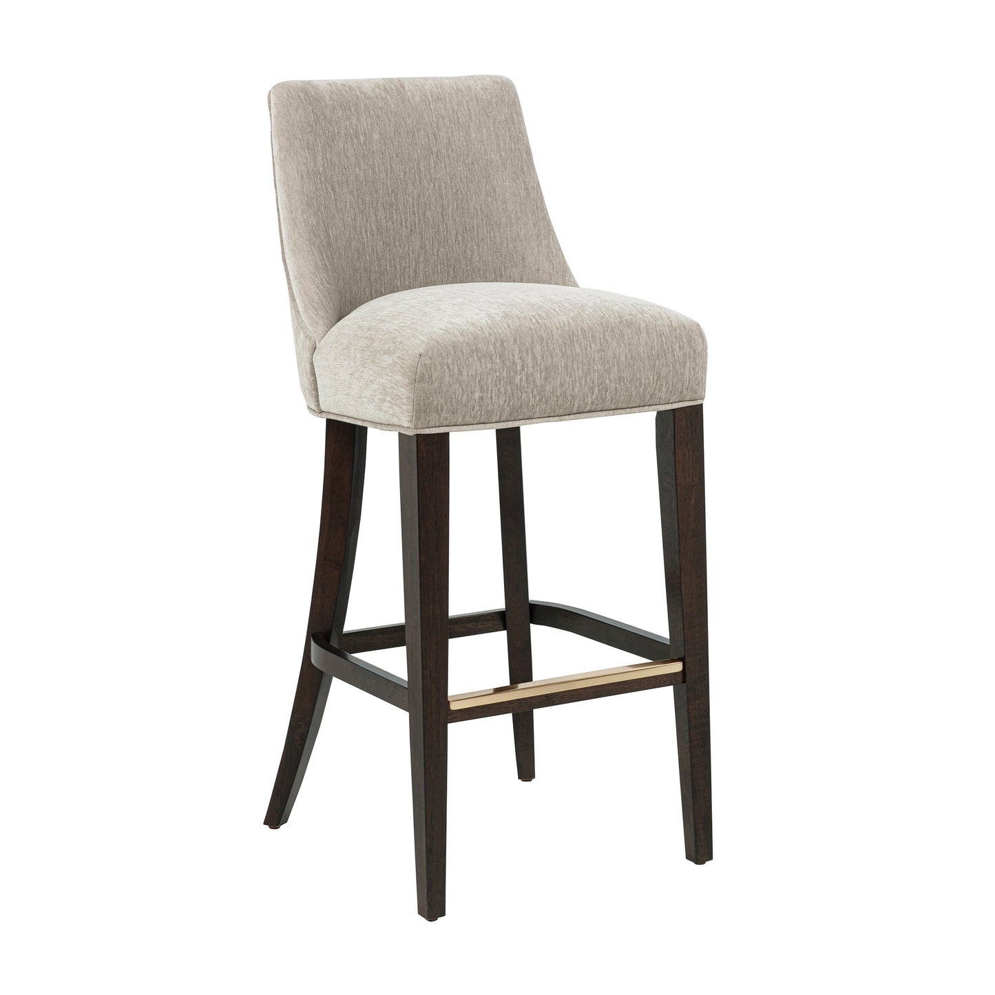 Beever Barstool in Taupe (set of 3) - Ornate Home
