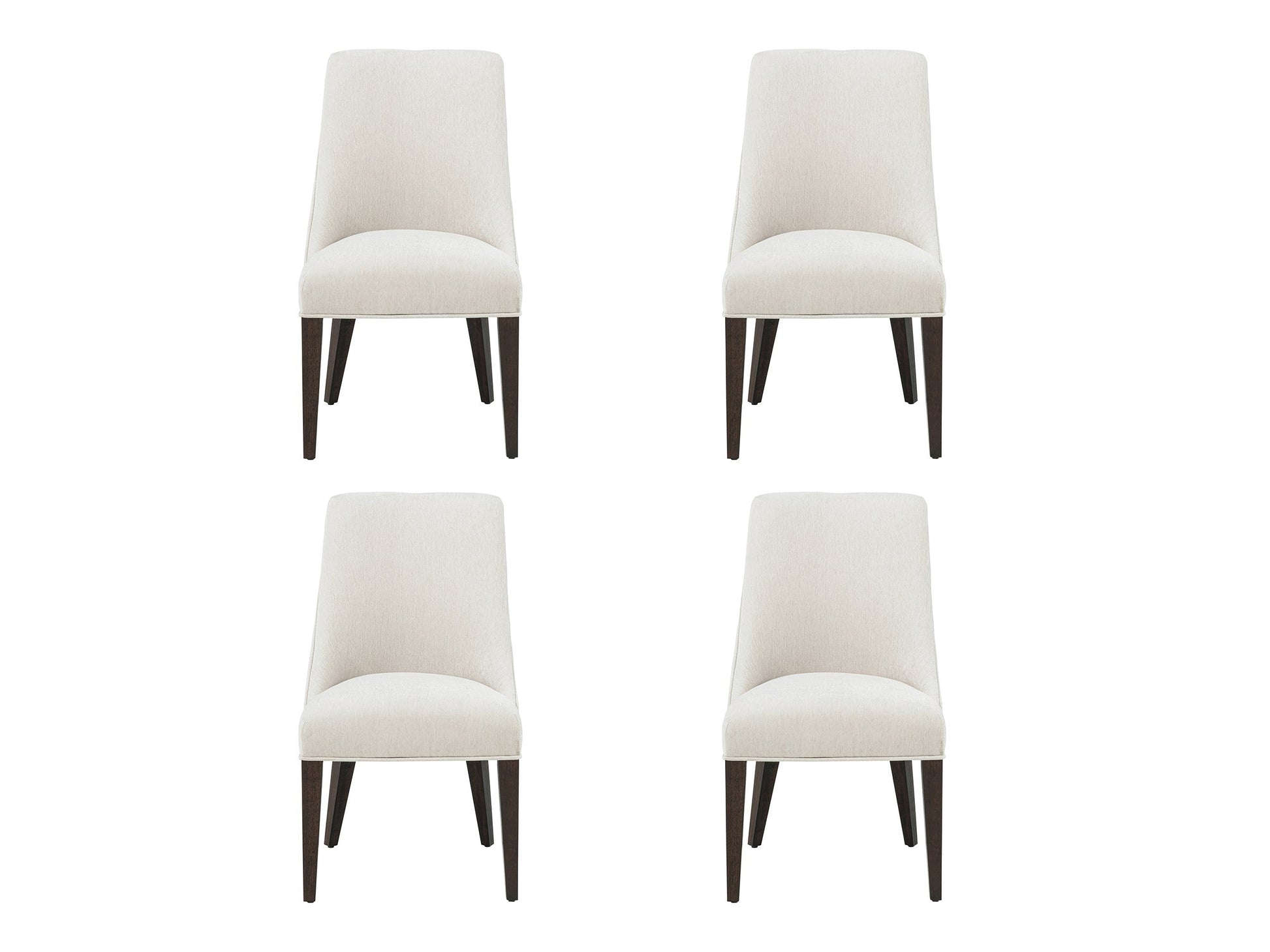 Beever Dining Chair in Cream (set of 4) - Ornate Home