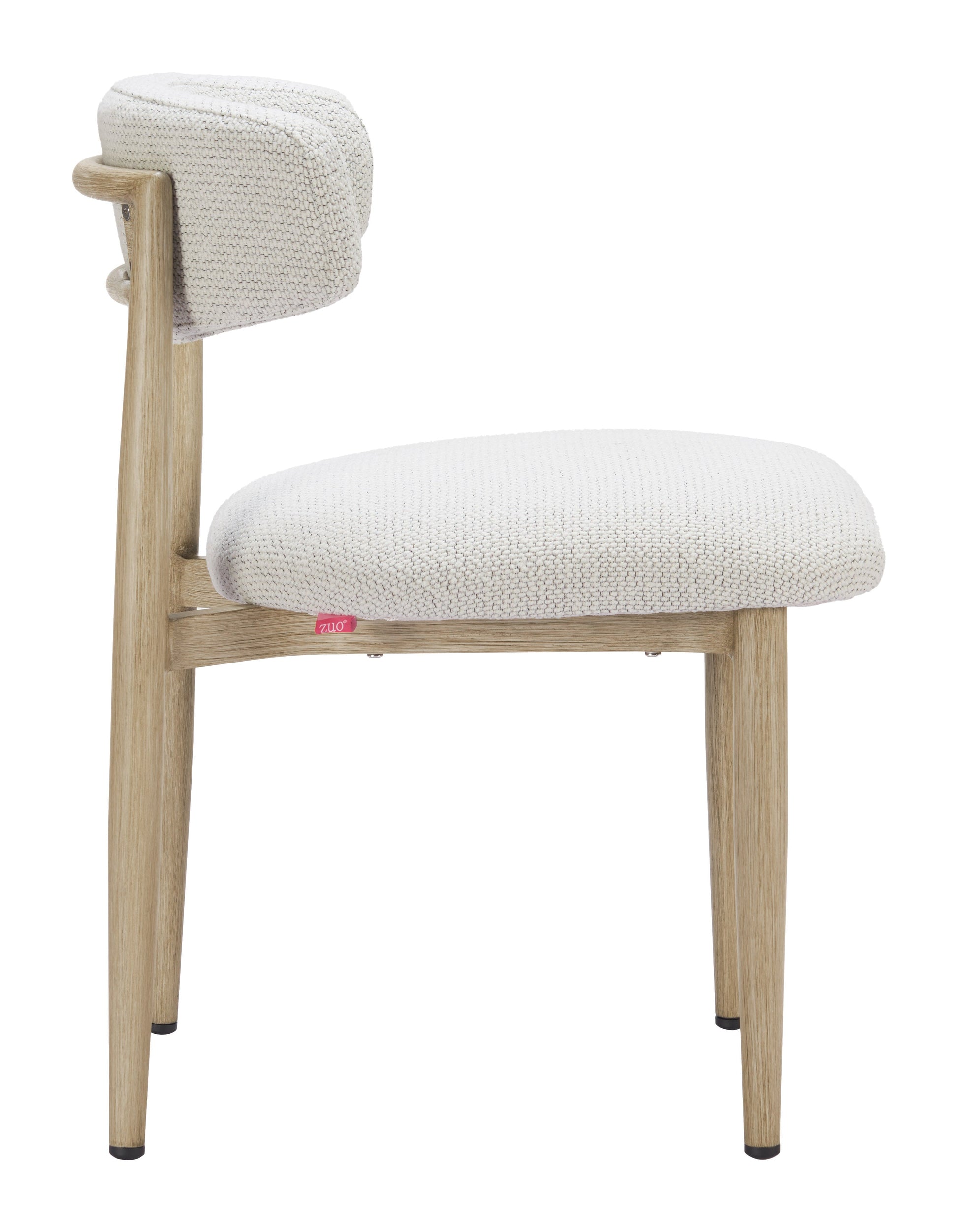 Bege White Outdoor Dining Chair - Ornate Home