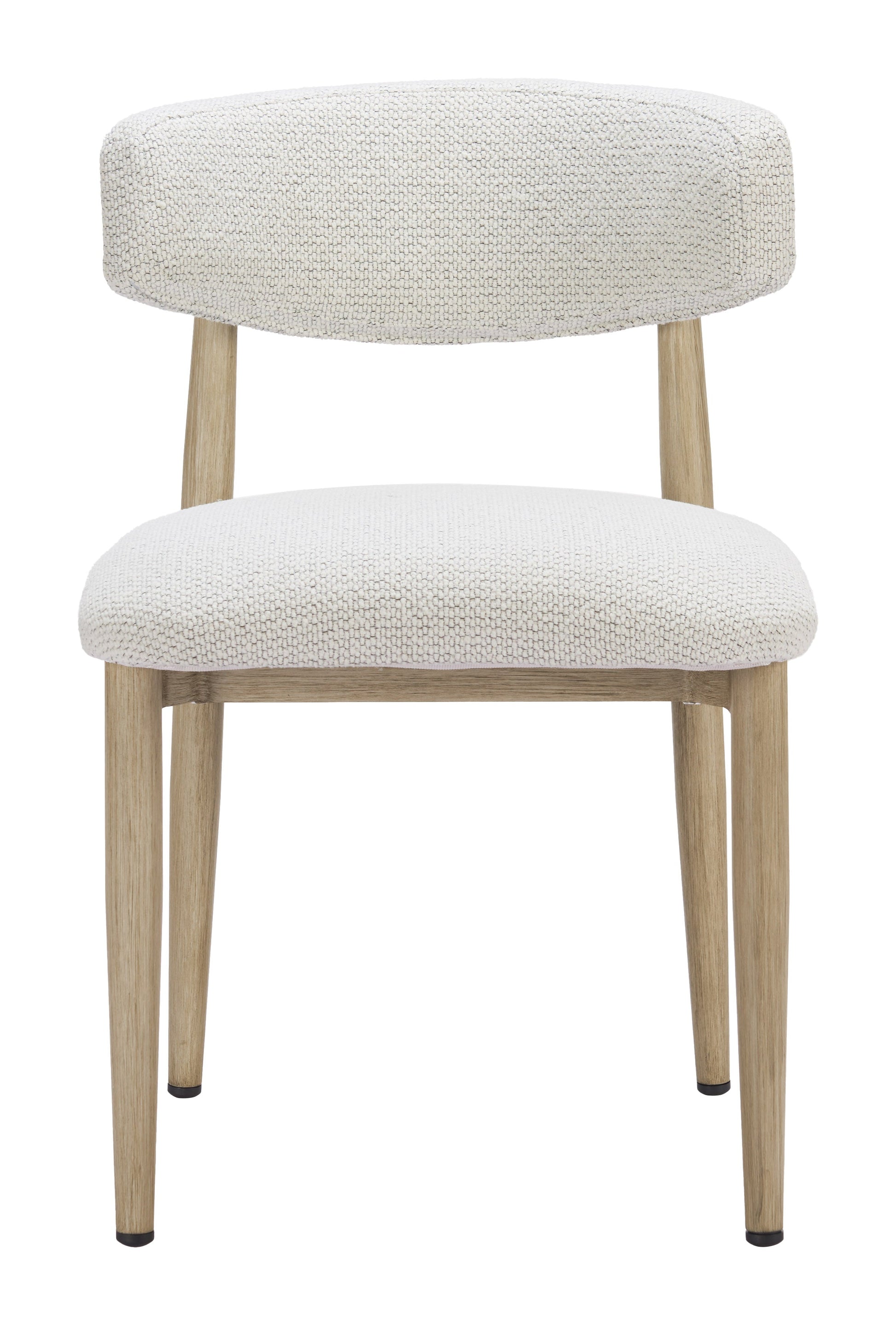 Bege White Outdoor Dining Chair - Ornate Home