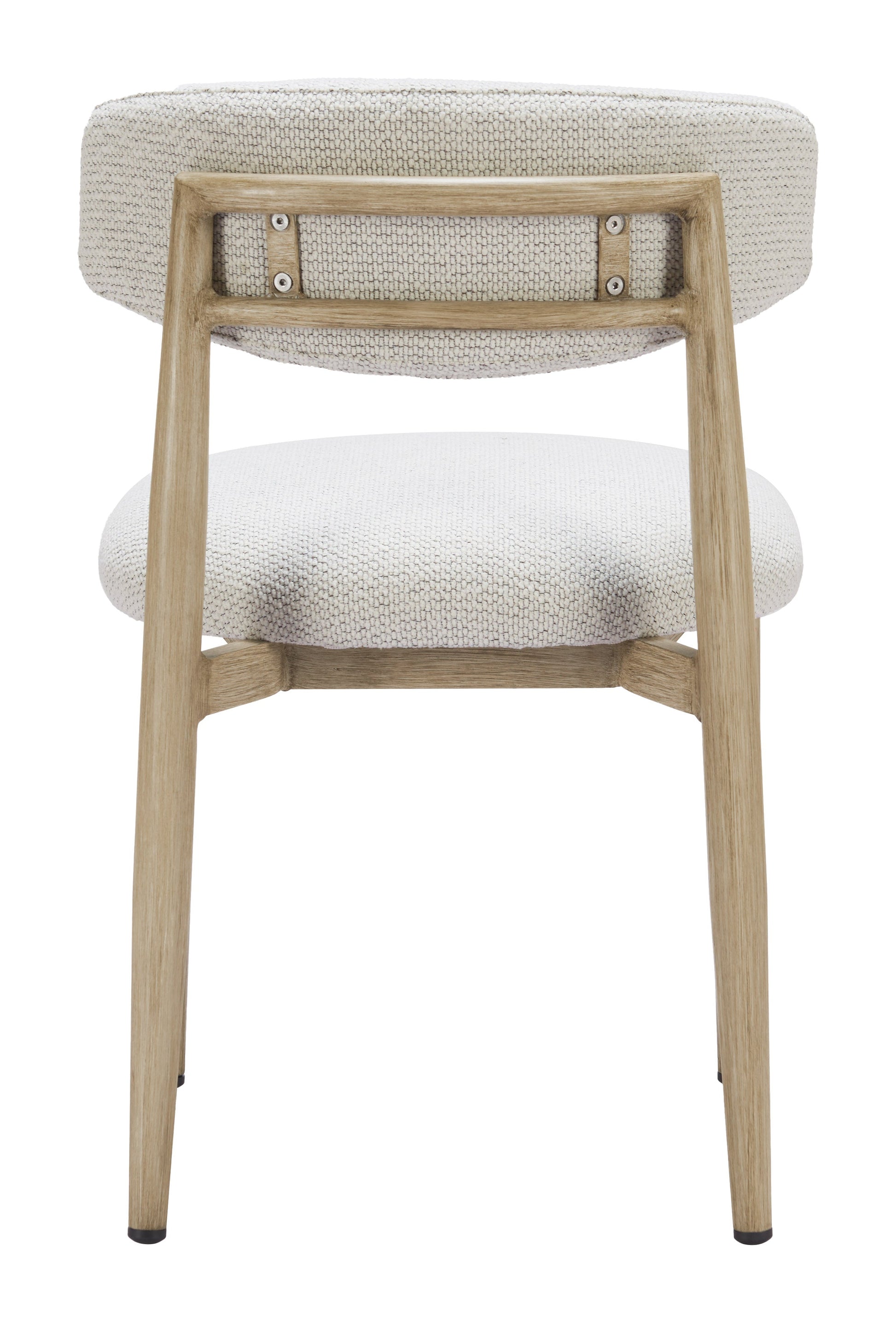 Bege White Outdoor Dining Chair - Ornate Home