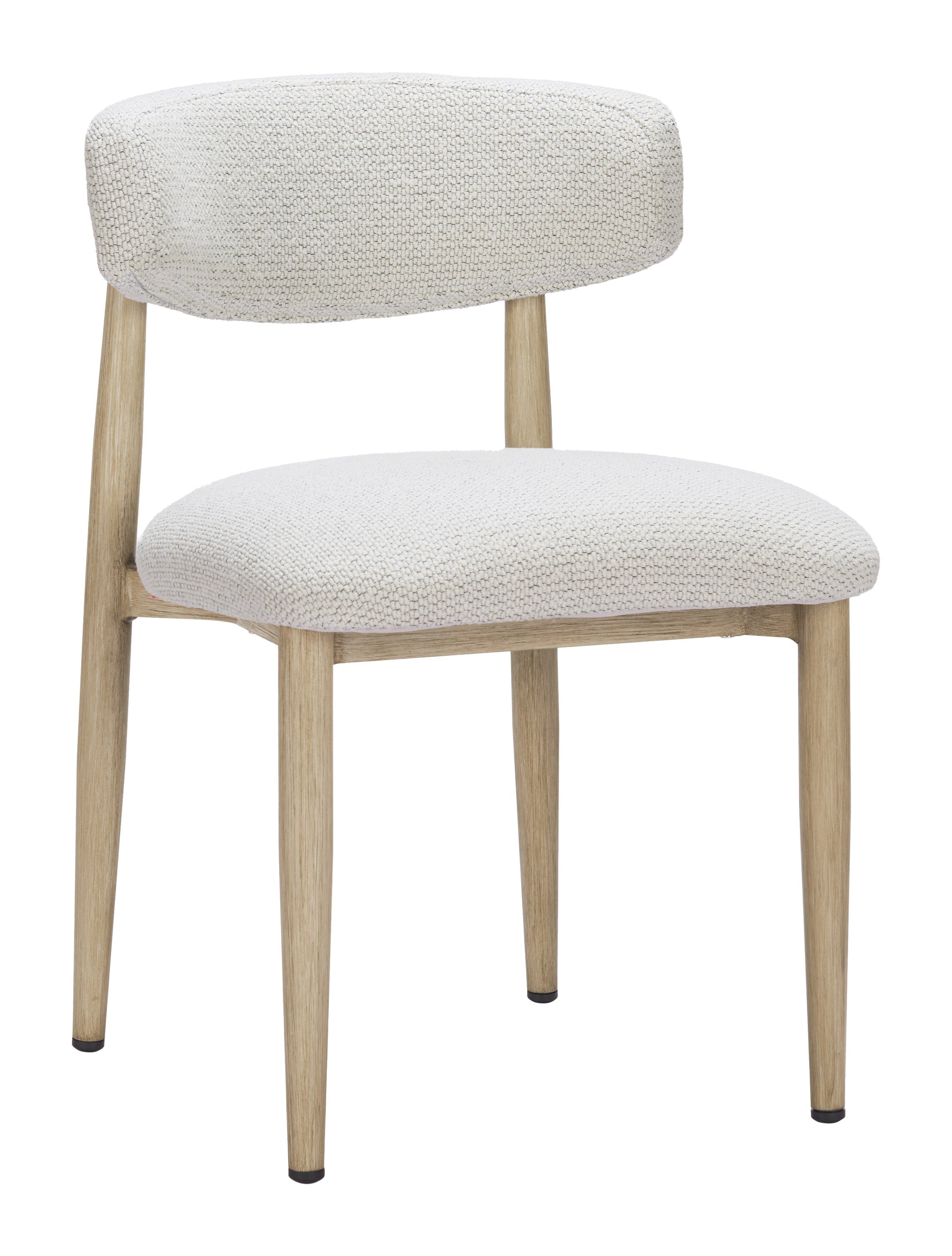 Bege White Outdoor Dining Chair - Ornate Home