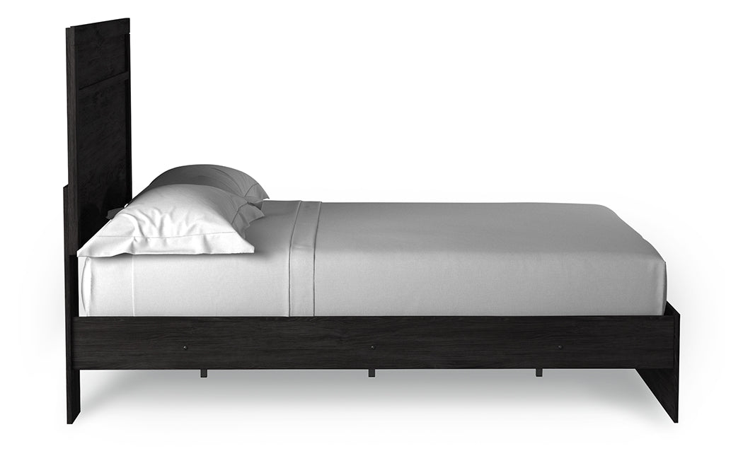 Belachime Queen Panel Bed and Nightstand- Viva Furn