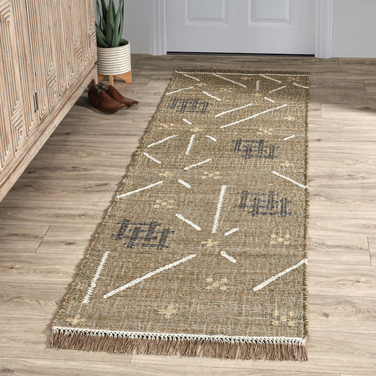 Belfast Caviar Khaki Multi Rug - Ornate Home