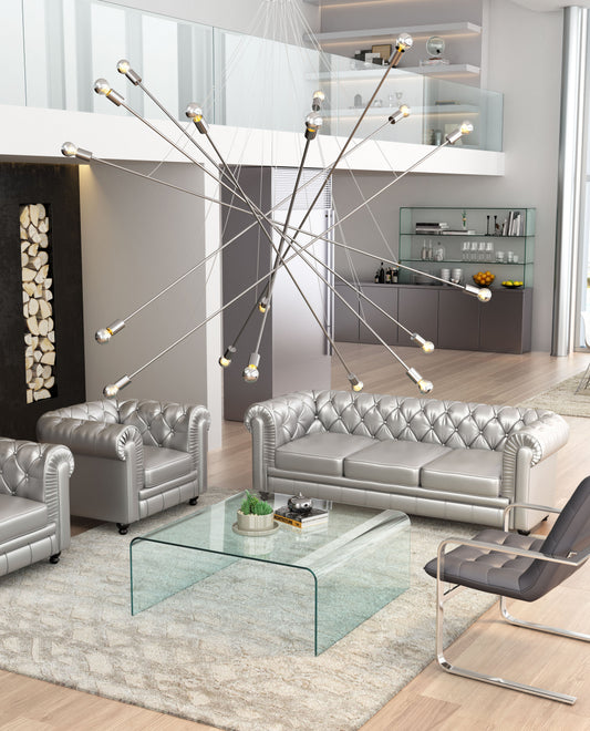 Belief Chrome Ceiling Lamp - Ornate Home