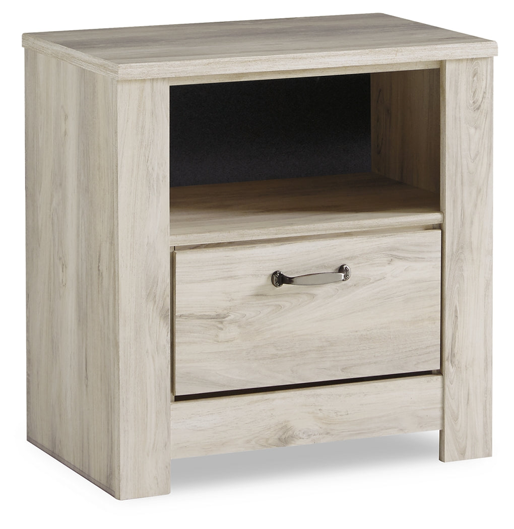 Bellaby Whitewash Queen Crossbuck Panel Bedroom Set with 2 Nightstands- Viva Furn