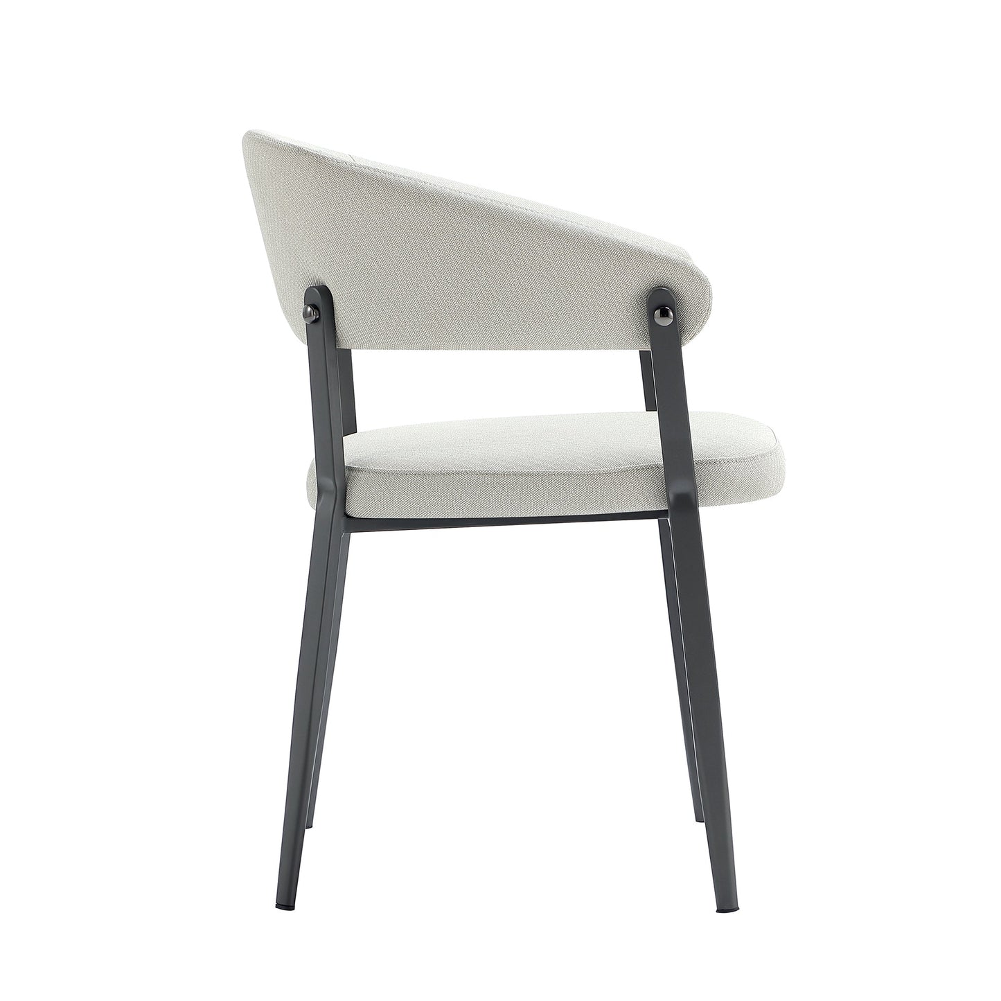 Belle Dining Chair in Oatmeal (set of 4) - Ornate Home