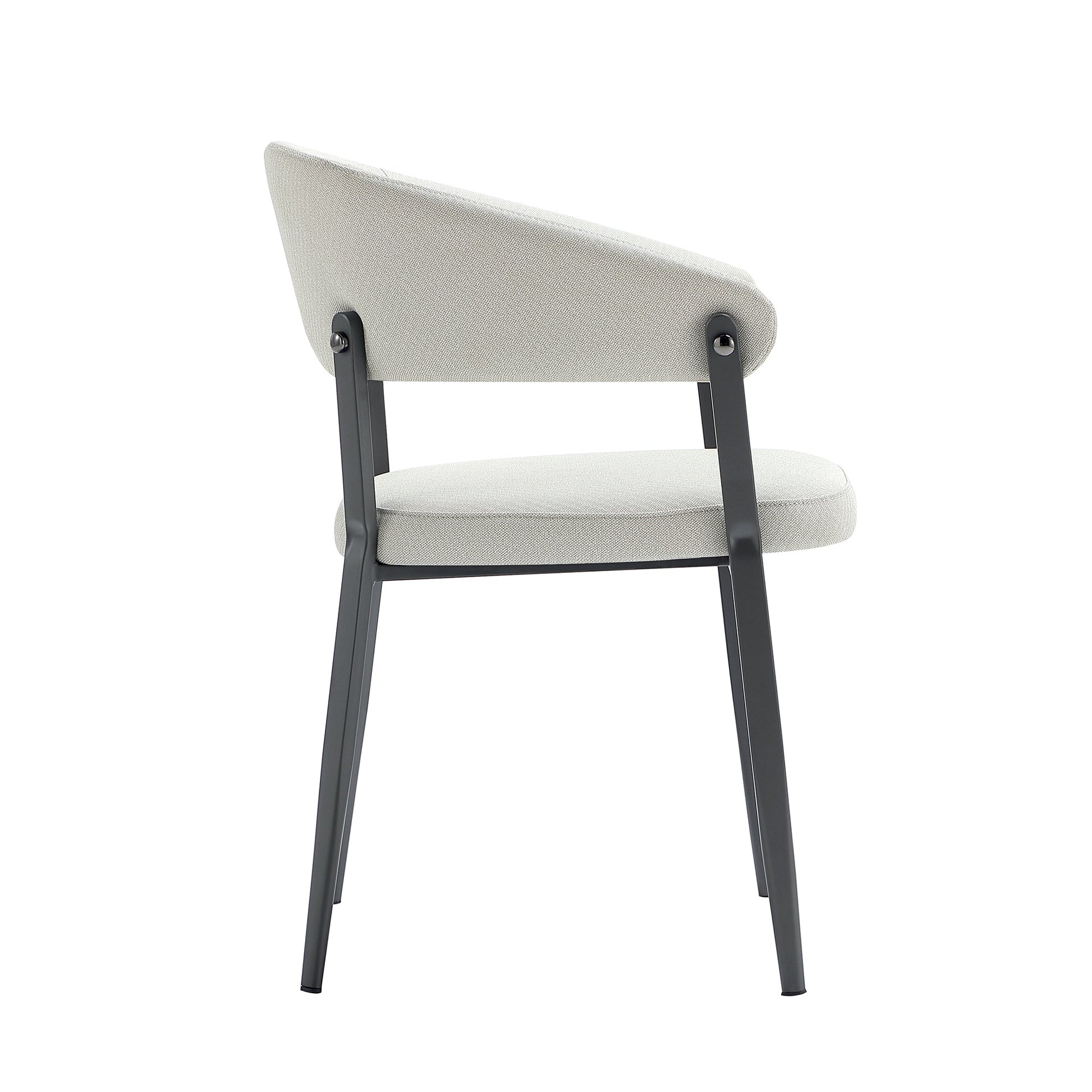 Belle Dining Chair in Oatmeal (set of 4) - Ornate Home
