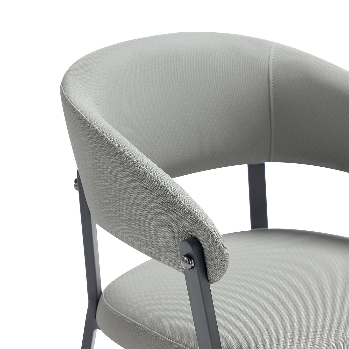 Belle Dining Chair in Stone Grey (set of 2) - Ornate Home