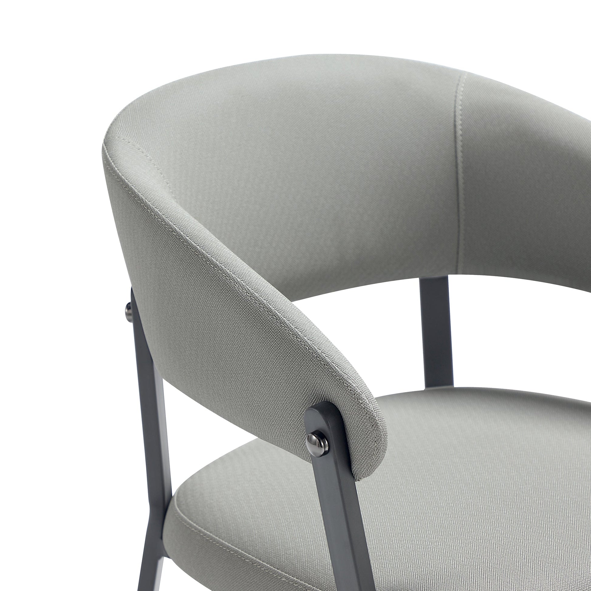 Belle Dining Chair in Stone Grey (set of 2) - Ornate Home