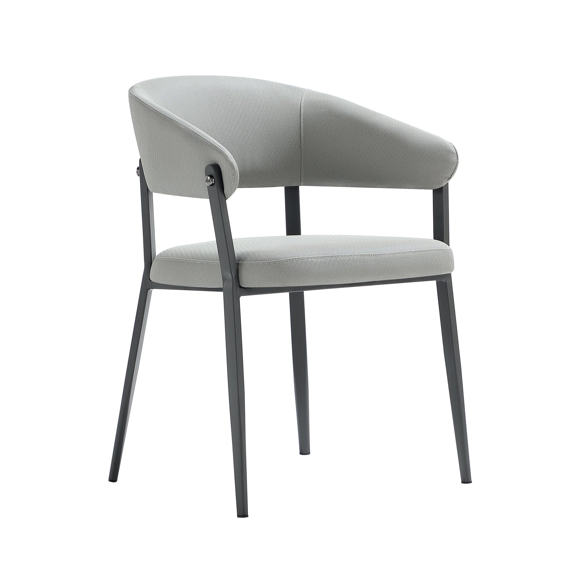 Belle Dining Chair in Stone Grey (set of 2) - Ornate Home