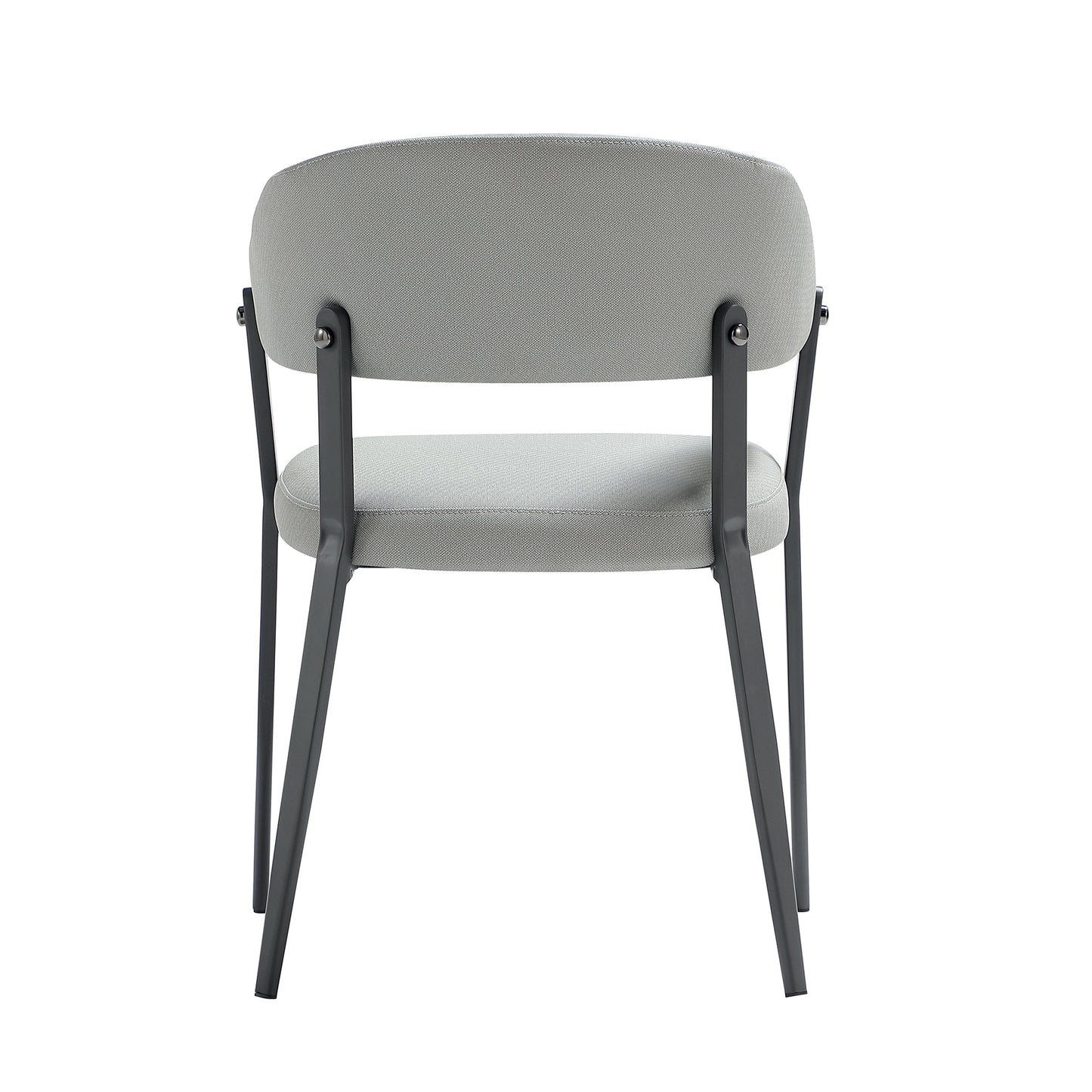 Belle Dining Chair in Stone Grey (set of 2) - Ornate Home